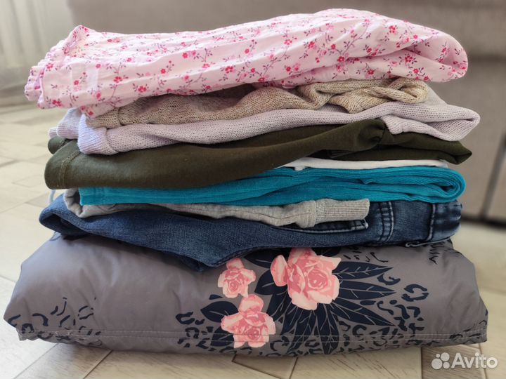 Вещи пакетом для девочки 110 116 размер