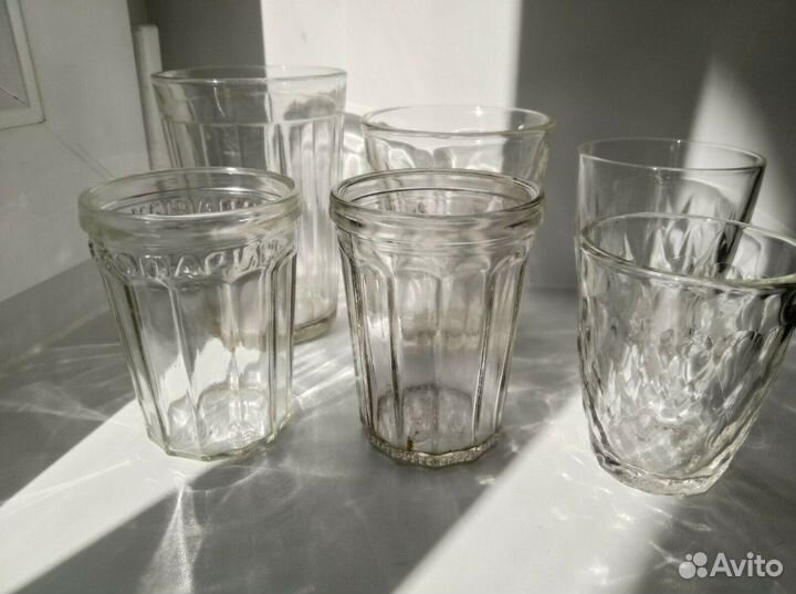 Стопка стакан гранёный 6 шт СССР
