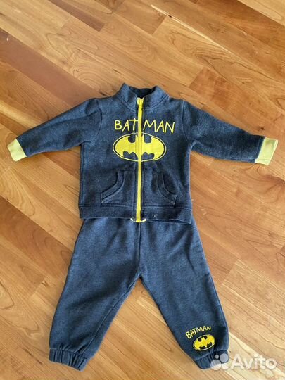 Спортивный костюм Batman утеплённый для мальчика