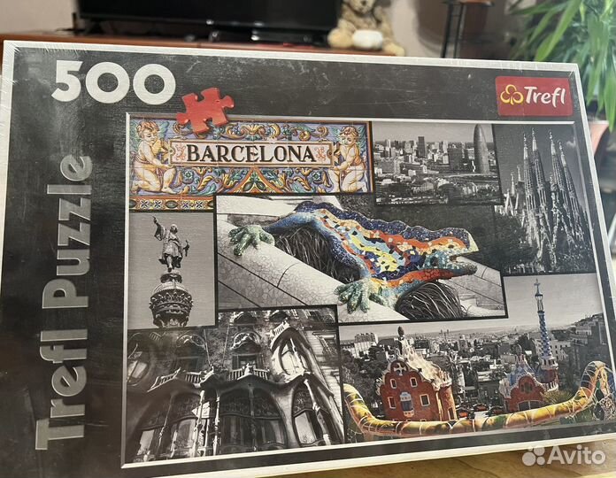 Пазлы trefl черно-белая серия, города