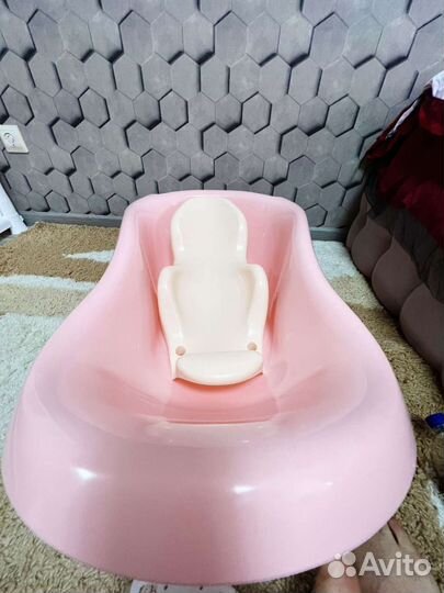 Детская ванночка для купания с горкой новая