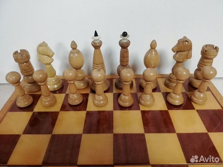 Шахматы Большие резные шахматные фигуры