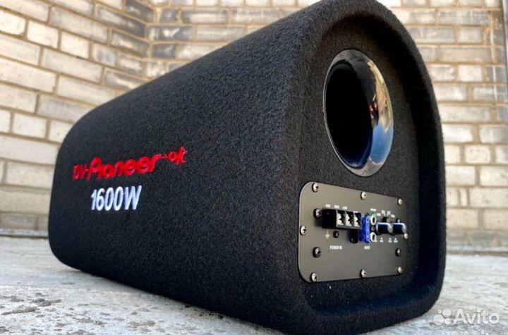 Активный сабвуфер pioner 8дюймов