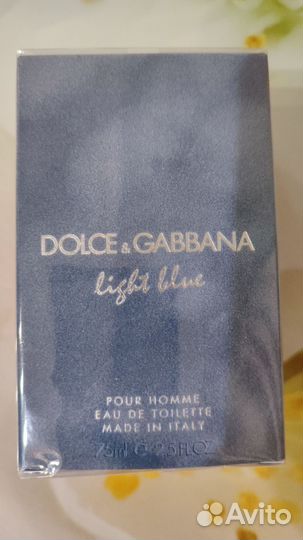 Dolce gabbana light blue мужская туалетная вода