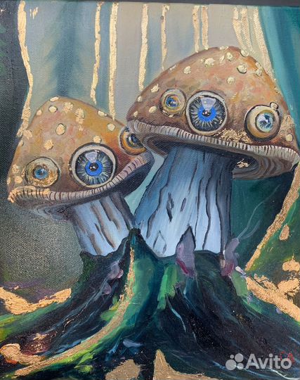 Картины маслом на заказ, магниты на холсте