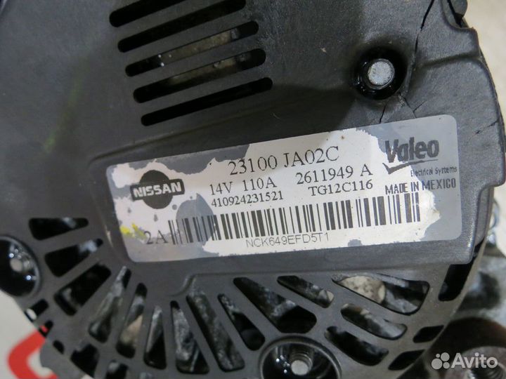 Генератор Nissan Teana J32