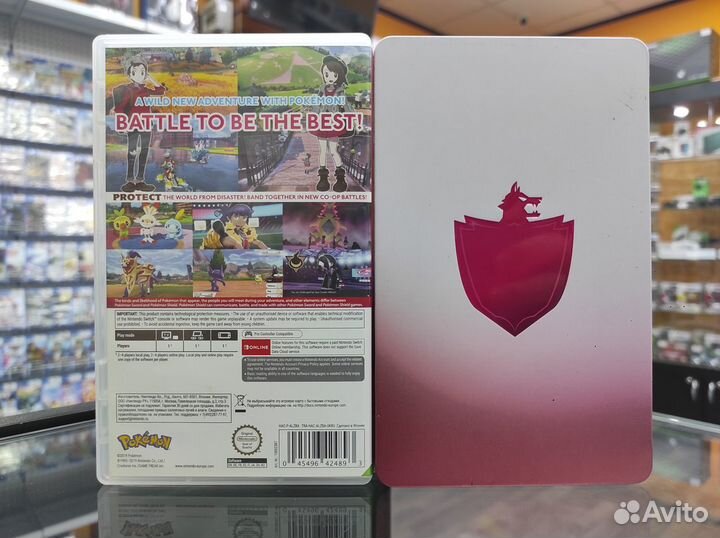 Pokemon Shield Steelbook (б/у) NS