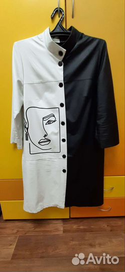 Платье рубашка 50