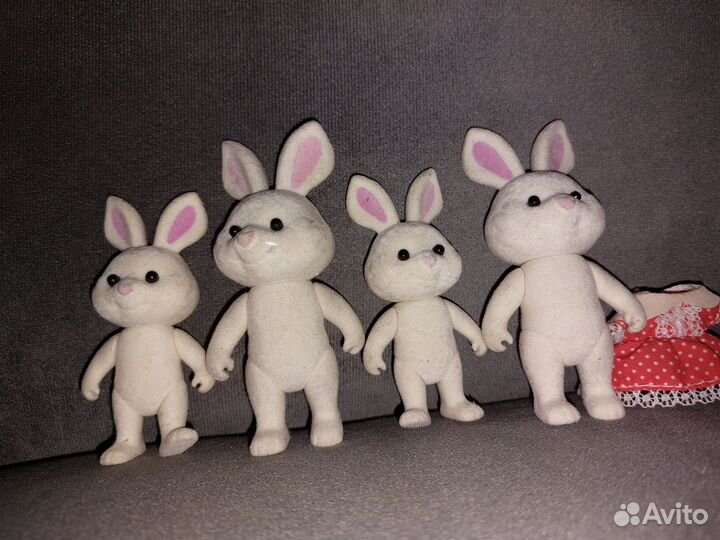 Sylvanian Families семья кроликов