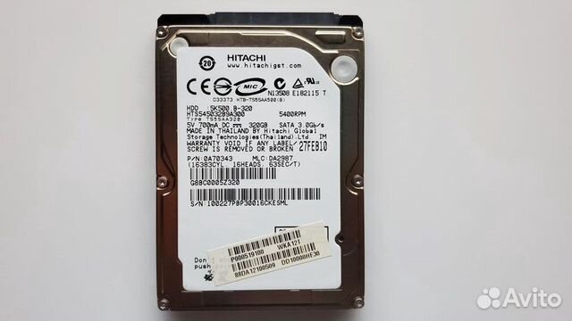 Жесткий диск Hitachi 320gb