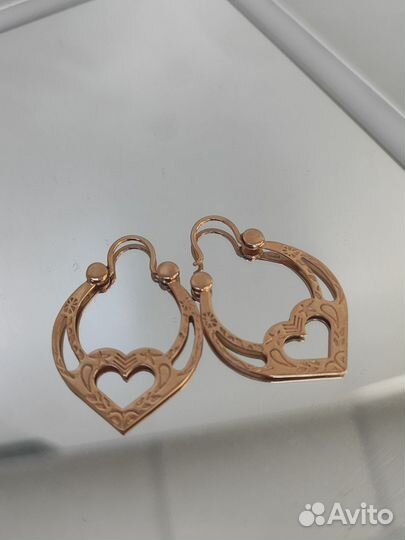 Золотые серьги СССР