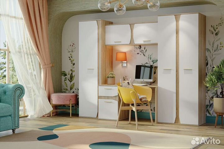 Детская стенка стол шкаф