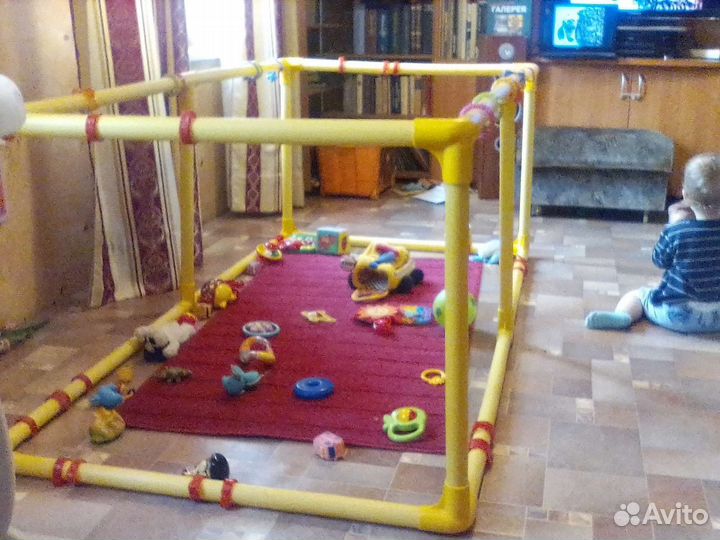 Большой складной детский манеж