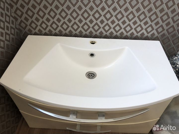 Тумба для ванной подвесная бу