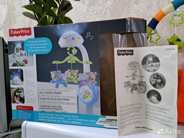 Мобиль на кроватку fisher price