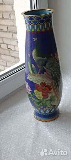 Ваза китайская Клуазонне