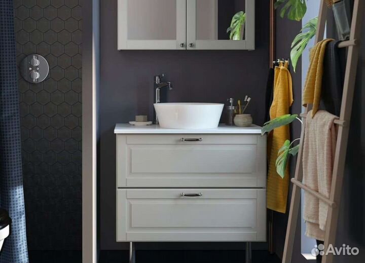 Тумба для ванной комнаты с раковиной икеа