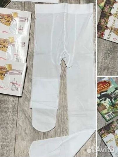 Колготки белые