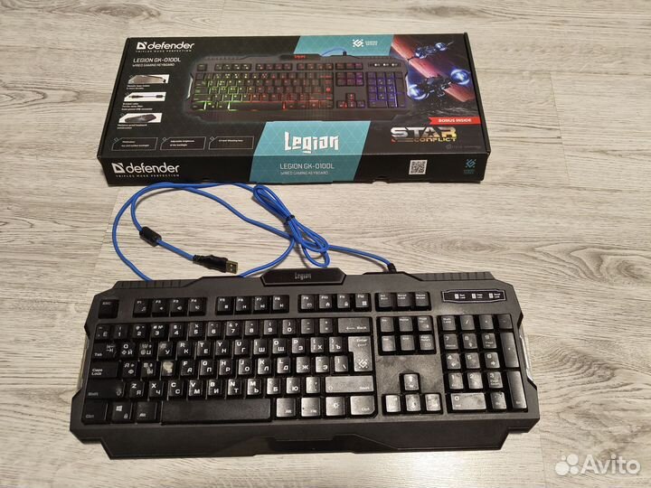 Клавиатура проводная Defender Legion GK-010DL