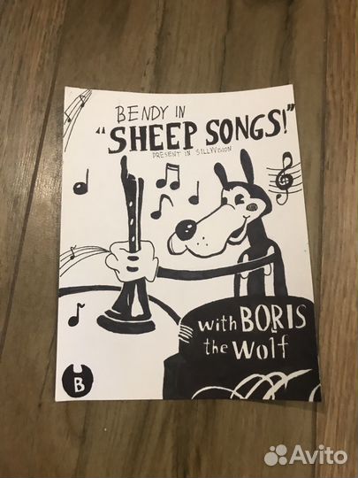 Плакаты из игры Bendy and the ink machine“