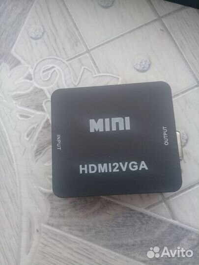 Переходник конвертер Hdmi вход Vga выход ps3 ps4