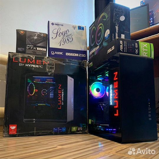 Игровой комп hyper PC lumen RTX asus