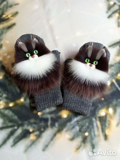 Звероварежки. Варежки котята
