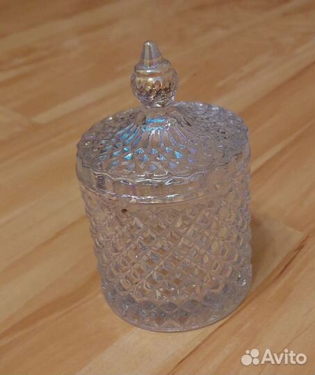 Шкатулка для хранения стеклянная