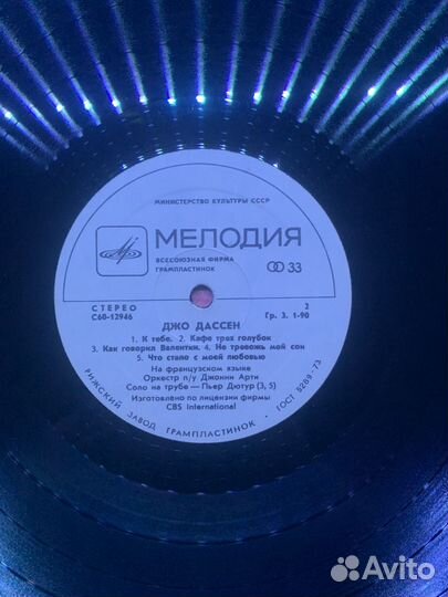 LP- Джо Дассен- Люкселибургский сад