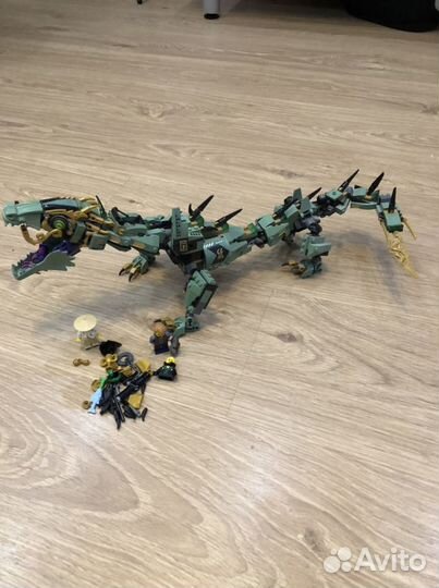 Лего механический дракон Оригинал.Зеленого ninja