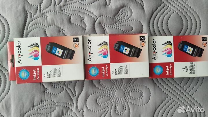 Картриджи для принтера (HP, canon, anycolor)
