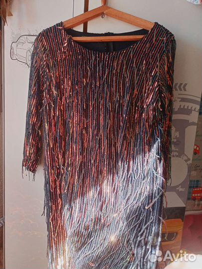 Праздничное платье из пайеток