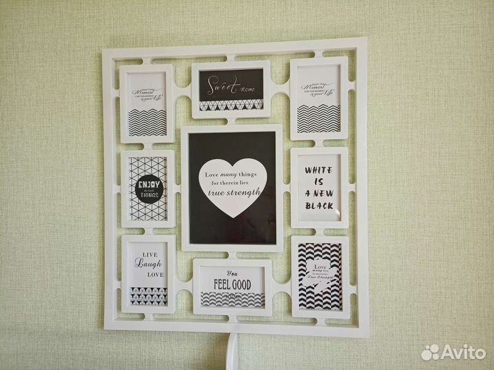 Фоторамка коллаж на 9 фото