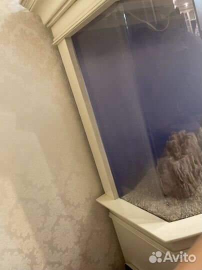 Панорамный Аквариум с тумбой 330л б/у Adp классика