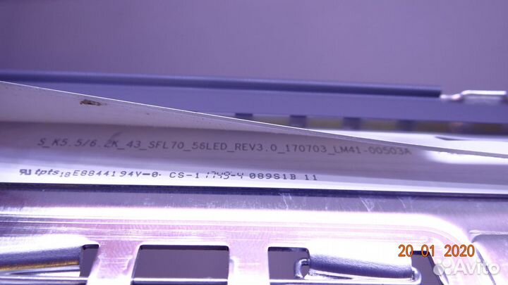 S K5.5/6.2K 43 SFL70 56LED REV3.0 170703 LM41-00503A