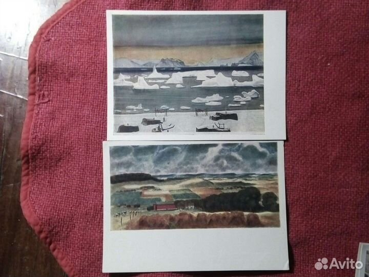 Живопись Америки /1960 год. ссср/ 12 открыток