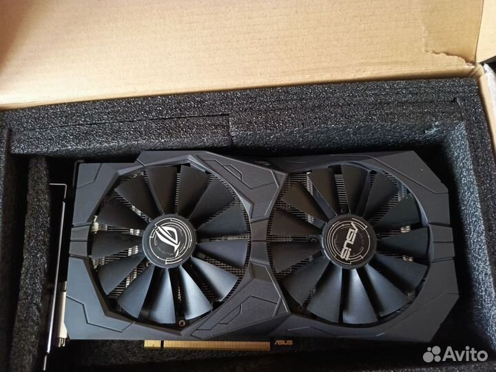 Видеокарта asus rog strix rx 570 8gb