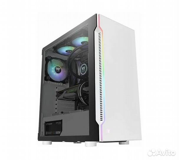 Компьютерный корпус Thermaltake H200 TG Snow RGB