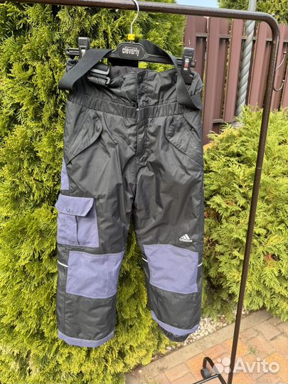 Зимние брюки adidas для мальчика размер 116