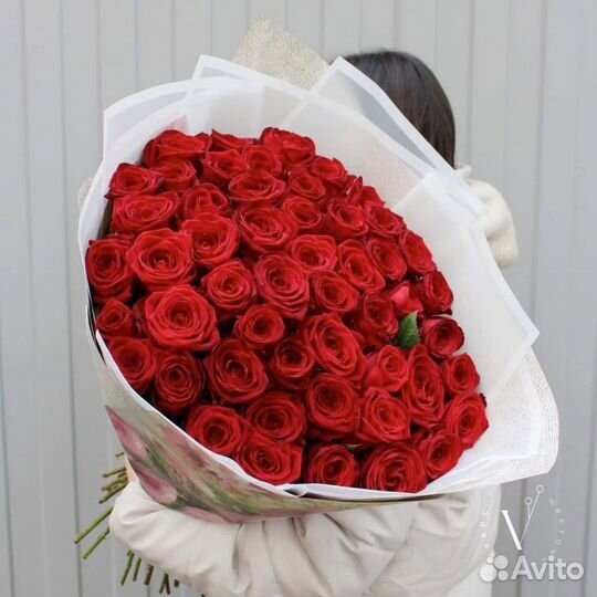 51 роза с доставкой букет