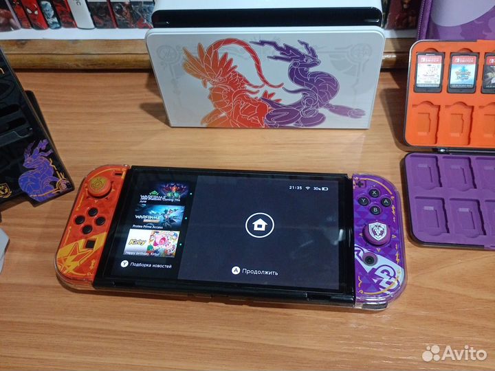 Nintendo switch oled pokemon edition
