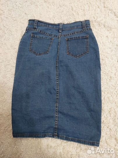 Юбка джинсовая
