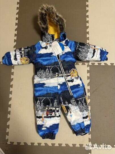 Зимний комбинезон для мальчика 80
