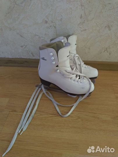 Коньки фигурные Nordvei нат.кожа 37р ра