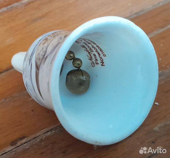 Колокольчик фарфоровый коллекционный Англия