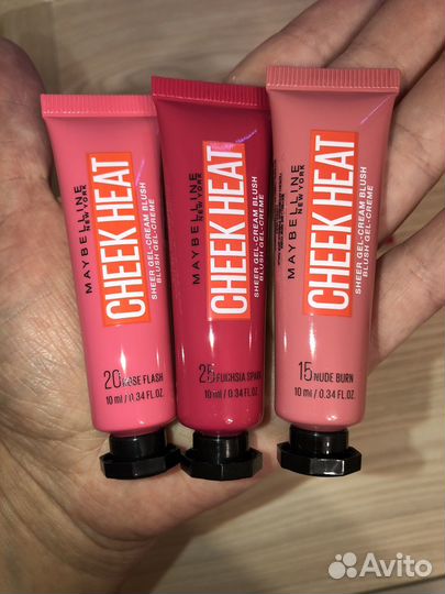 Румяна и помада Maybelline