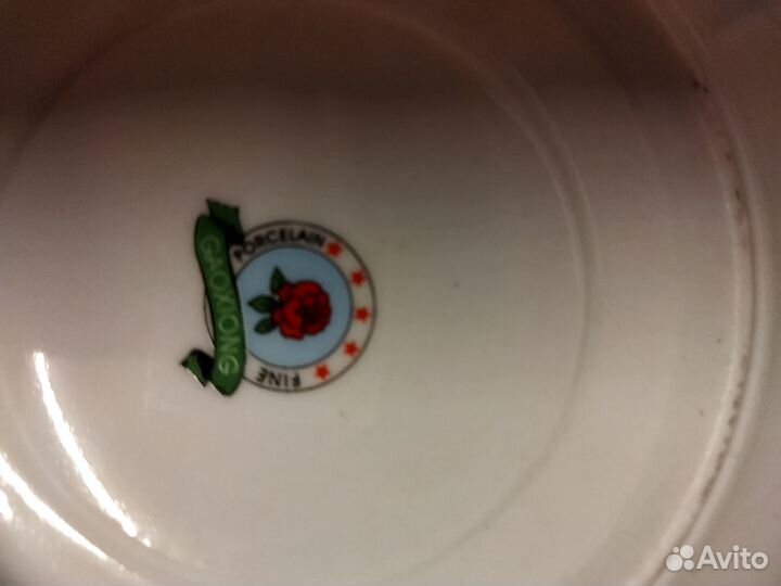 Чайно кофейный сервиз роза