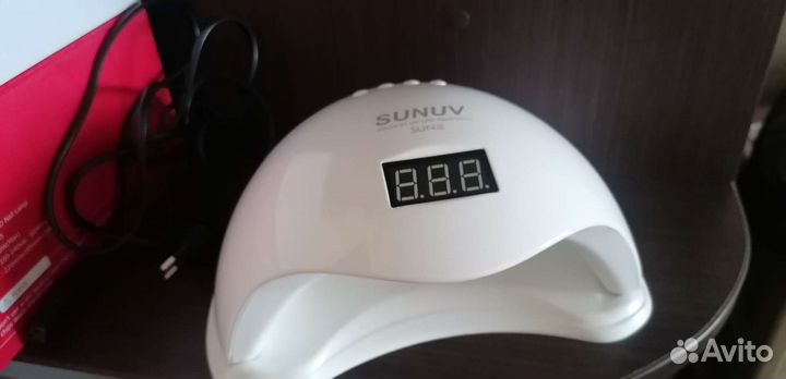 Набор для маникюра+лампа ориг