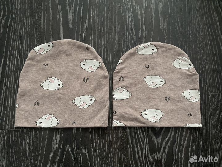Шапки для двойни/девочки 0+мес