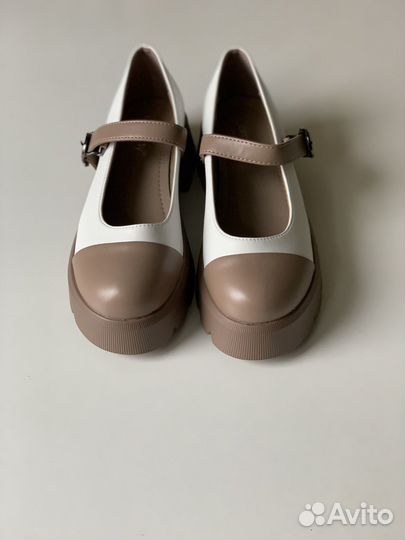Туфли лоферы в стиле Мери Джейн 36 размер